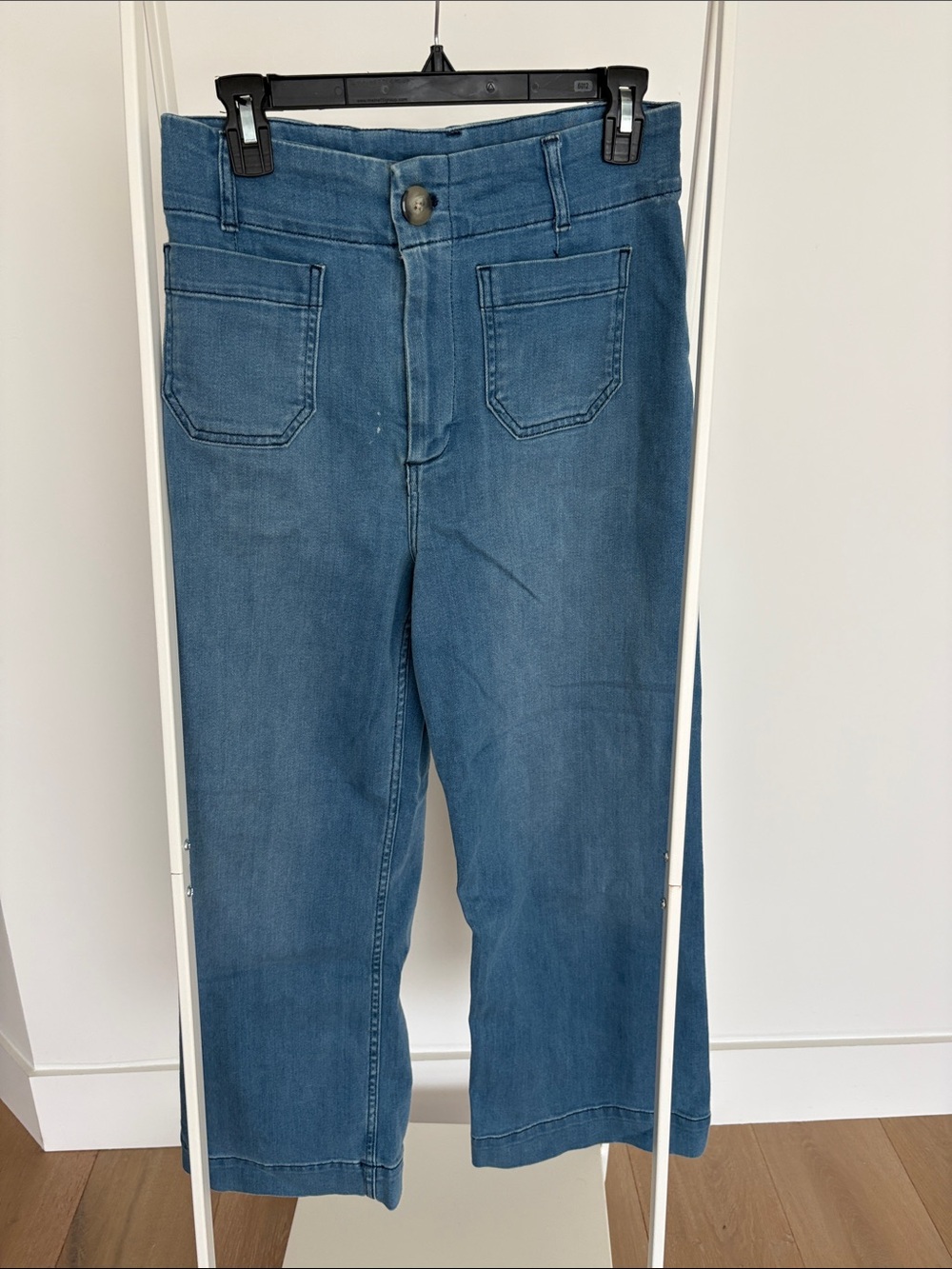 Pilcro and the Letterpress Relaxed Jeans in Blue